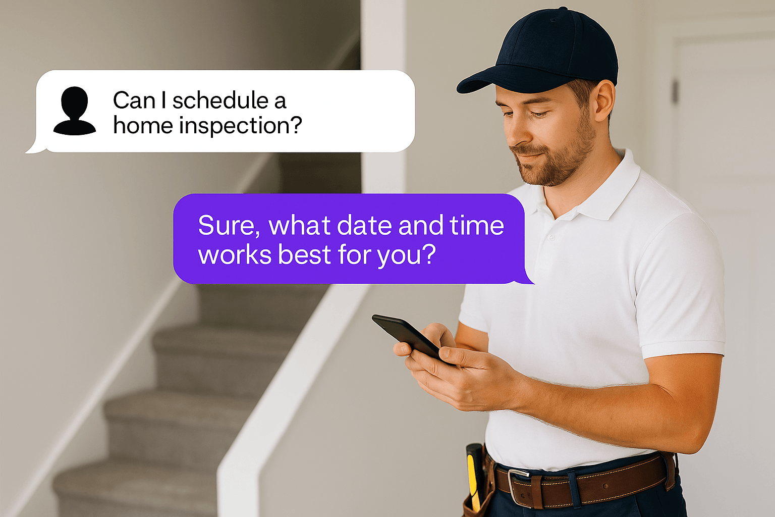 AI Receptionist For Home Inspectors