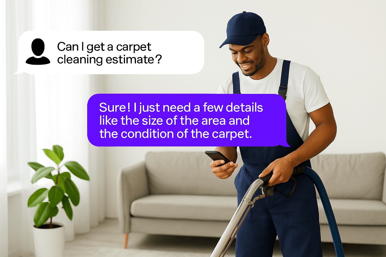 AI Receptionist For Carpet Cleaning