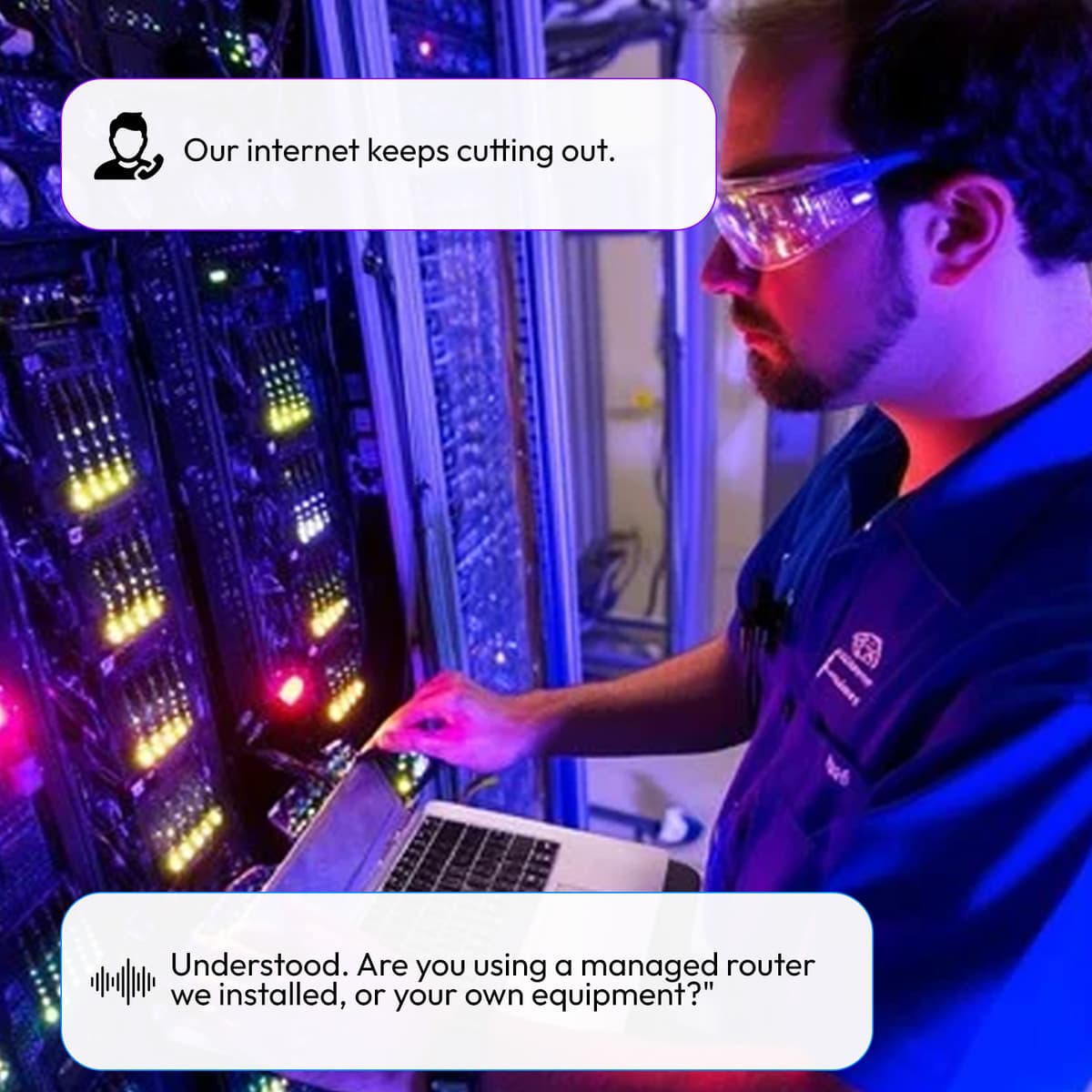 AI Answering Service for MSP Message Accuracy