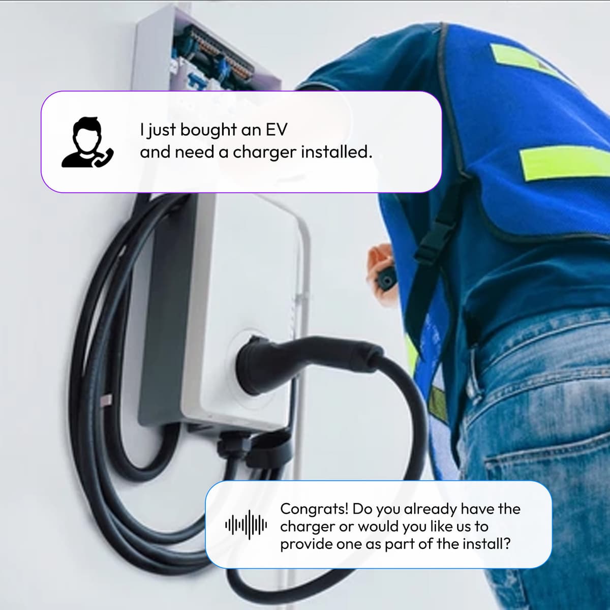 AI Answering Service for Electricians Scheduling