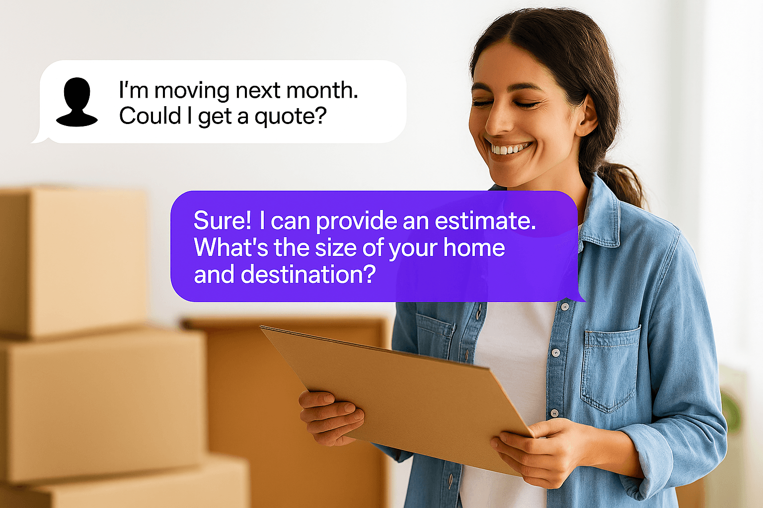 AI Receptionist For Moving Companies