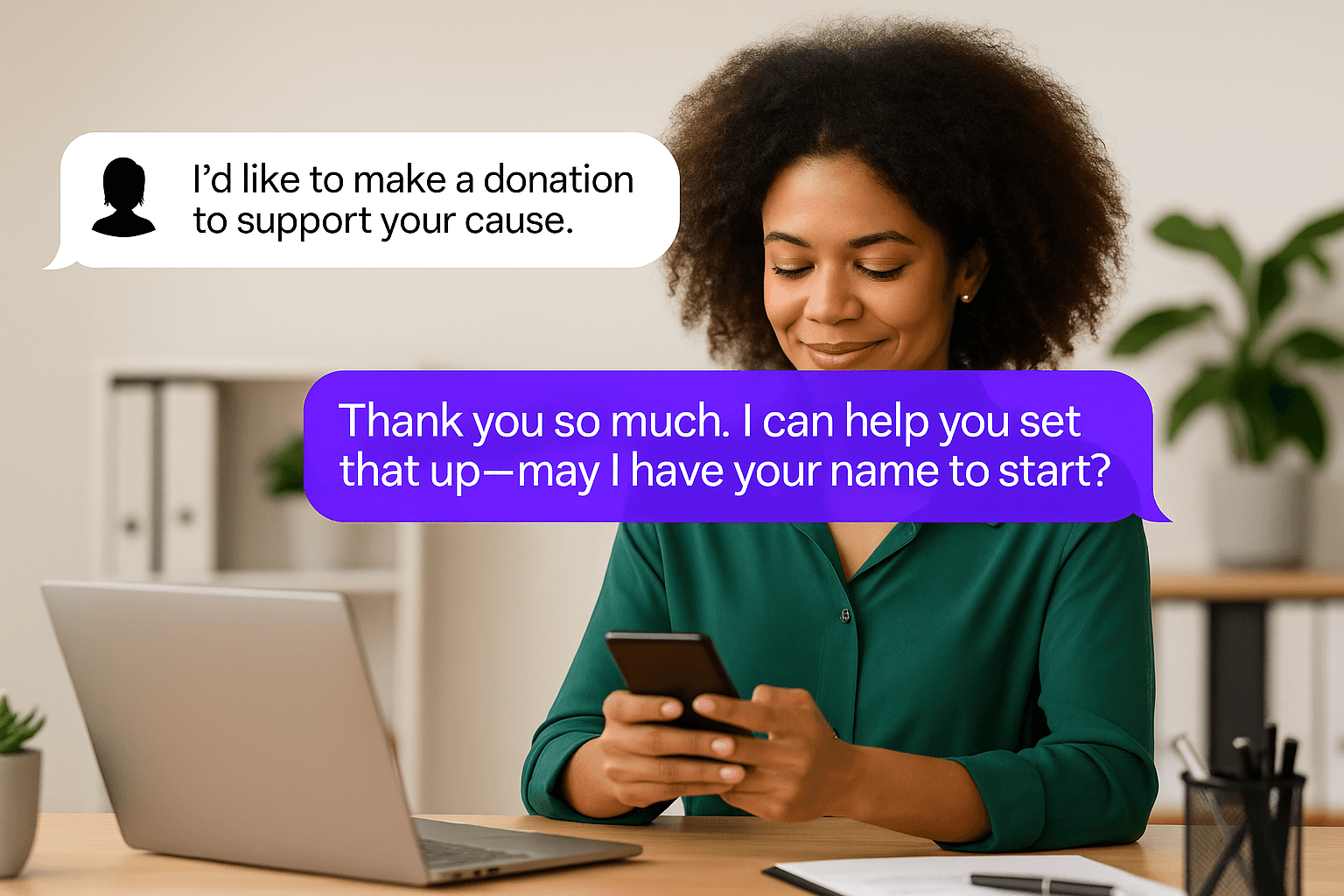 AI Receptionist For Non-Profits